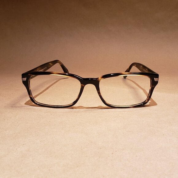 Oliver Peoples JonJon OV5173 1003 Brown Eyeglasses Frames 52-17 145 Italy - Picture 2 of 4